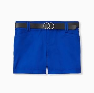 Torrid Belted Sateen Mid Short Blue